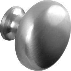 Heavy Solid Brass Oval Chrome/matt Nickel Finish Cupboard Kitchen Door Knobs