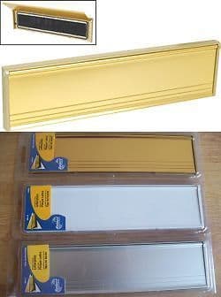 Post Box Plates INTERIOR or EXTERIOR DROUGHT EXCLUDING FLUSHBACK SEALED LETTER BOX ...