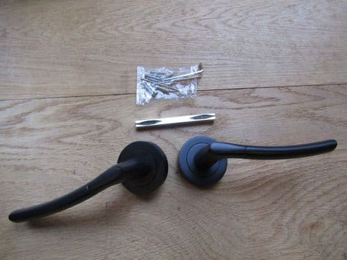 IOS Lever On Rose Matt Black