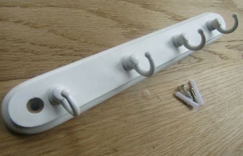 Key Hanger Tidy White Hooks On White Board