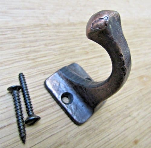 Key Robe Hook Antique Copper