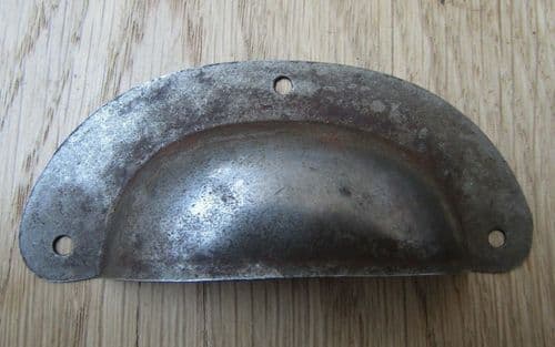 Large Steel Canet Cup Handle Antique Iron