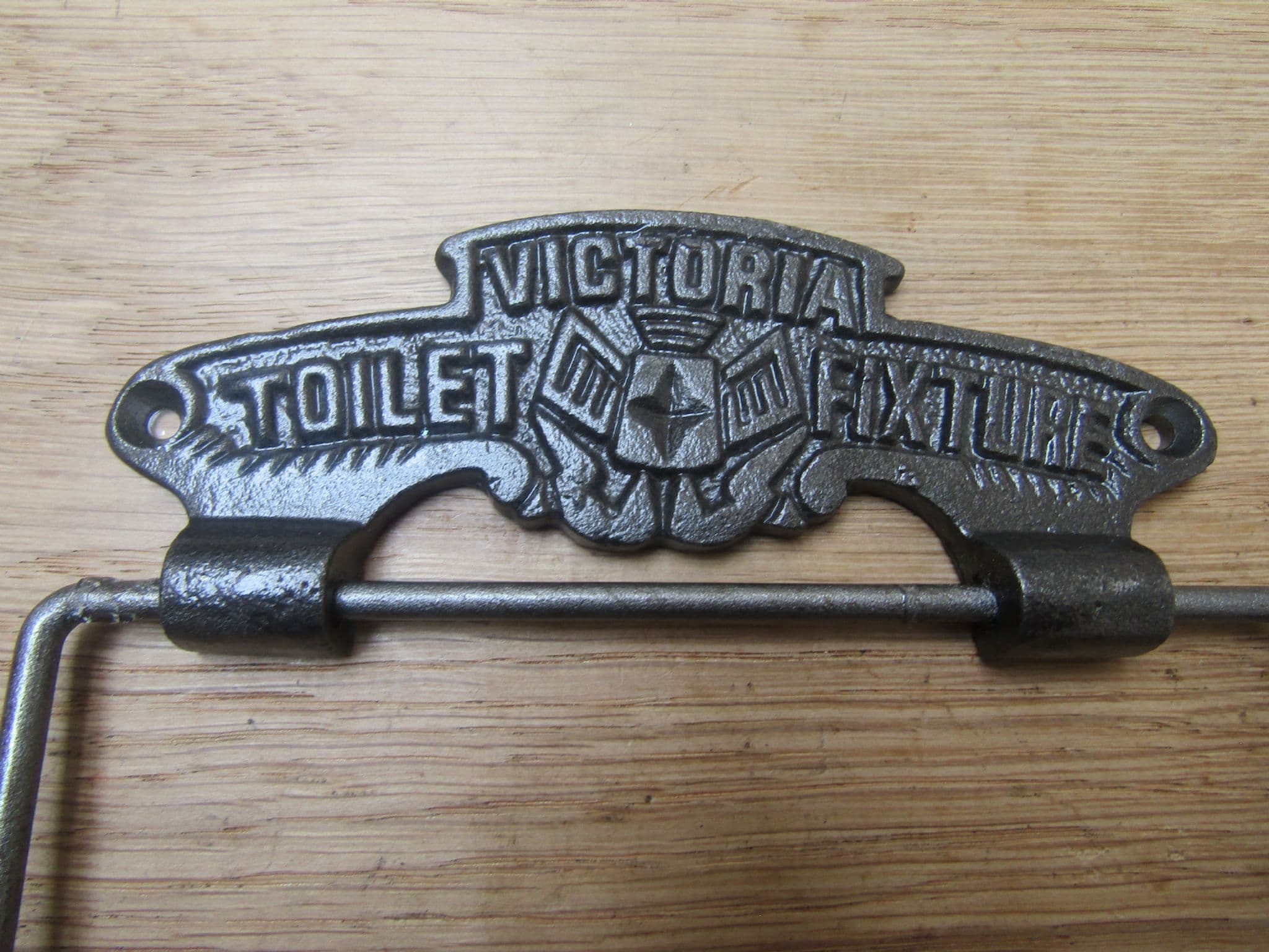Large Victoria Toilet Roll Holder Antique Iron