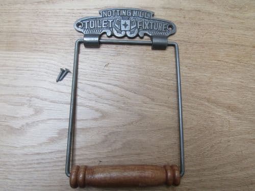 Noting Hill Toilet Roll Holder Antique Iron