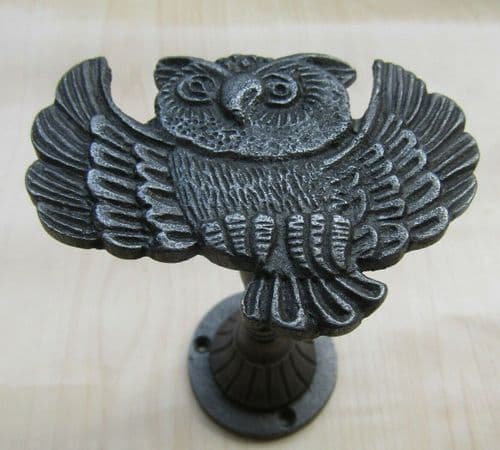 Owl Curtain Hold Back Antique Iron