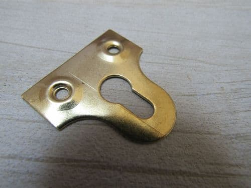 Pack Of 10 Picture Mirror Plates Brass 38mm Slotted