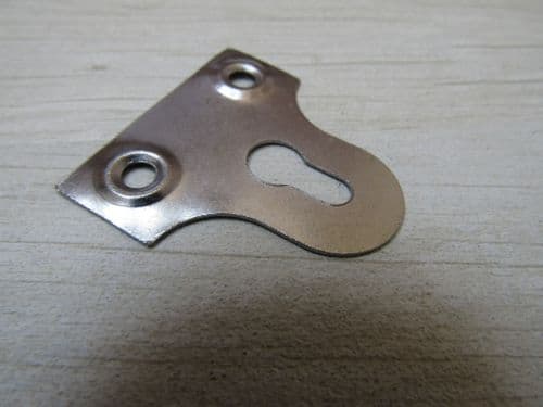 Pack Of 10 Picture Mirror Plates Silver 32mm Slotted