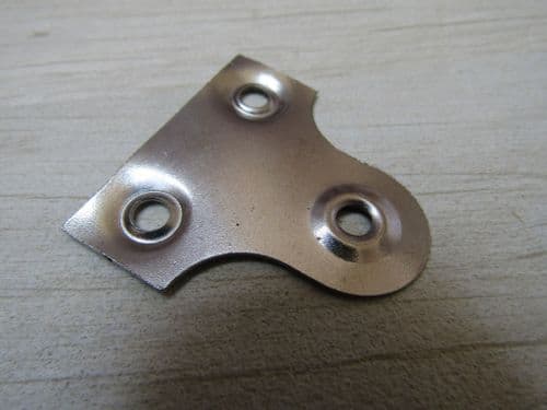 Pack Of 10 Picture Mirror Plates Silver 38mm Roundhead