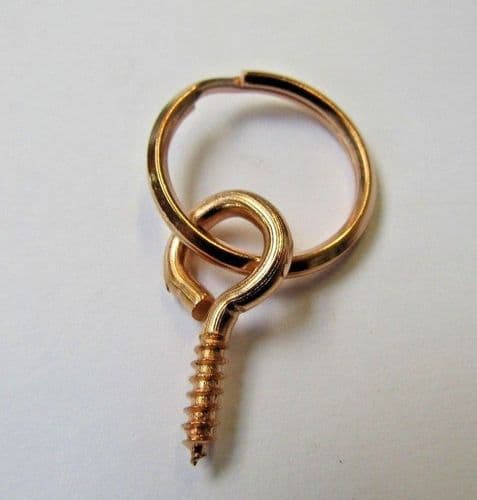 Pack Of 100 Picture Screw Split Rings Large