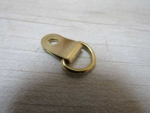 Pack Of 20 D Rings Small Single Brass Gold