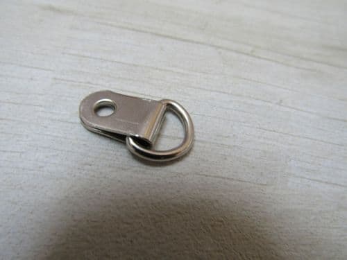 Pack Of 20 D Rings Small Single Nickel Silver