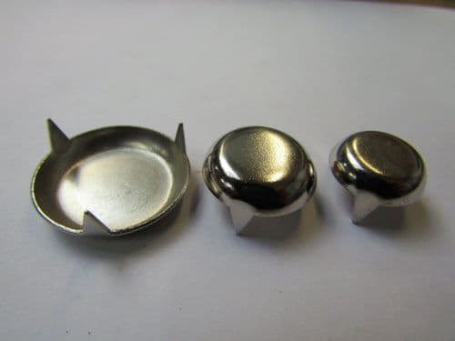 Pack Of 20 Knock In Furniture Floor Glides 16mm Chrome