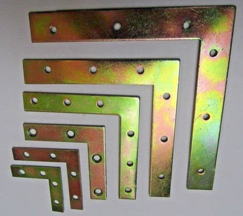 Pack Of 4 Yellow Passivated L Plates 4"