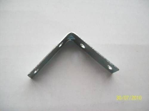 Pack Of 50 3" Corner Brace Silver Zinc