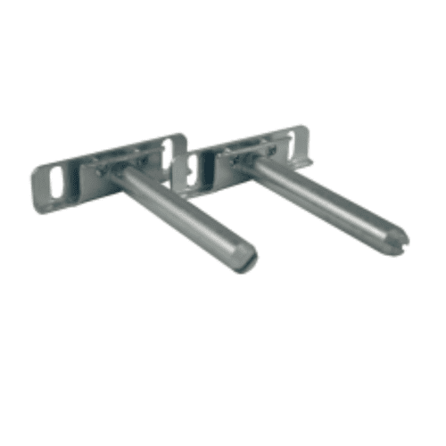Pair Of Concealed Floating Shelf Bracket 112mm Zinc