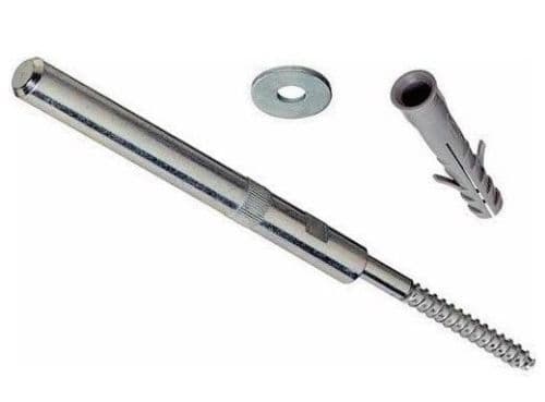 Pair Of Masonry Screw Floating Shelf Brackets Zinc 80mm