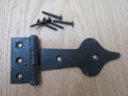 Pair Of Spearhead Steel Canet Hinge Black