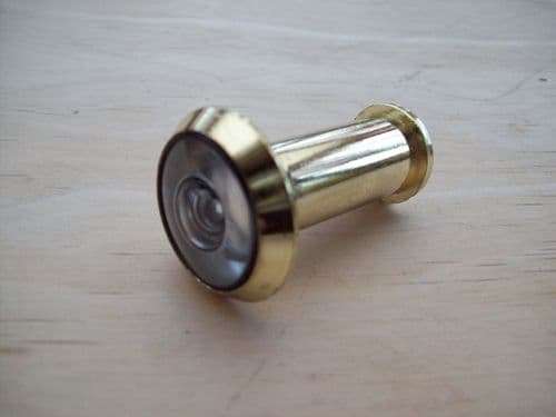 Peep Hole Door Viewer Polished Brass