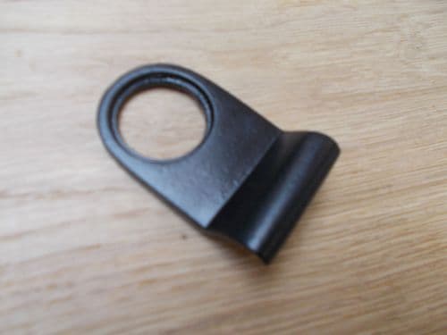 Plain Door Cylinder Pull Black