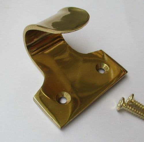 Polished Brass Window Fittings Sash Lift Handle