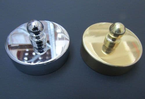 Polished Chrome 44mm Small End Cap