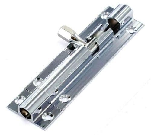 Polished Chrome Barrel Door Bolt 1.5"