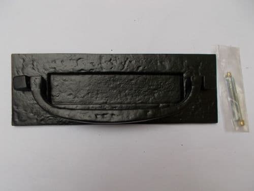 Postal Door Knocker Black Antique