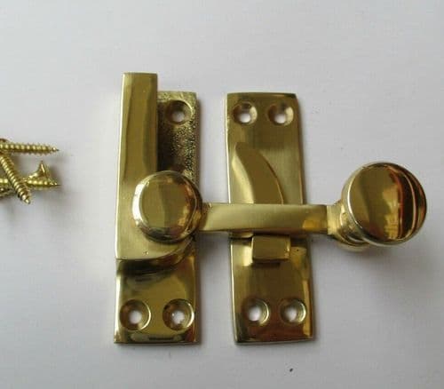 Quadrant Arm Fastener Polished Brass