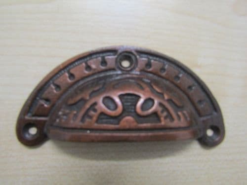 Round Inca Cup Pull Antique Copper