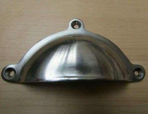 Royal Lugged Cup Pull Handle Satin Chrome