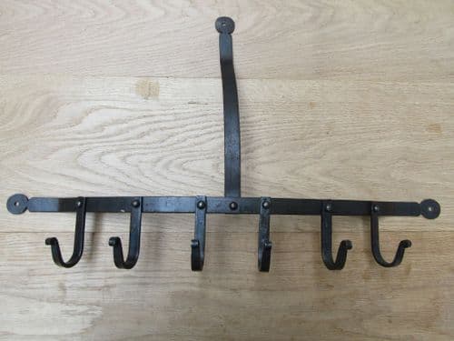 Rustic Cottage Kitchen Rail Black Wax