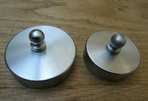 Satin Chrome 54mm Large End Cap