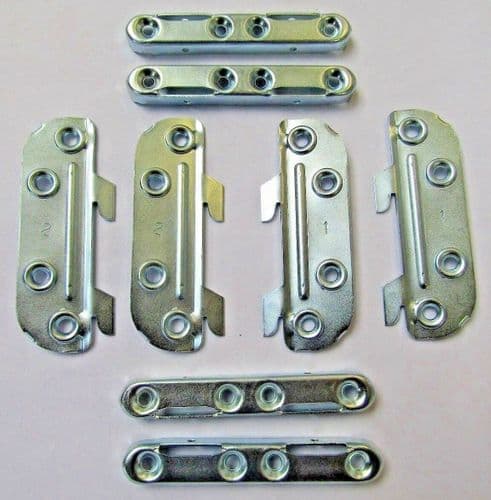 Set Of Knock Down Bed Fittings 100mm