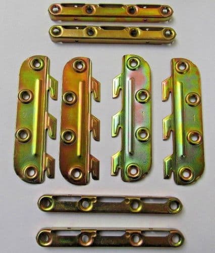 Set Of Knock Down Bed Fittings 130mm