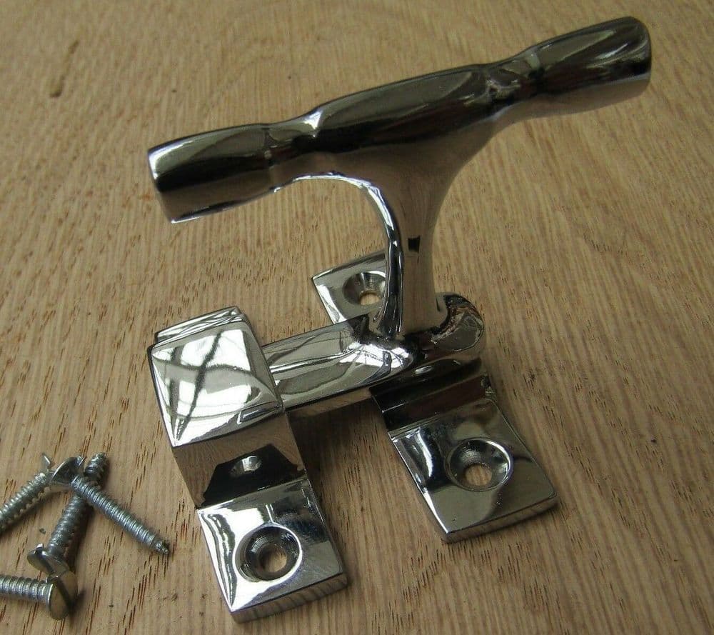 Showcase Fastener Large 50mm Polished Chrome