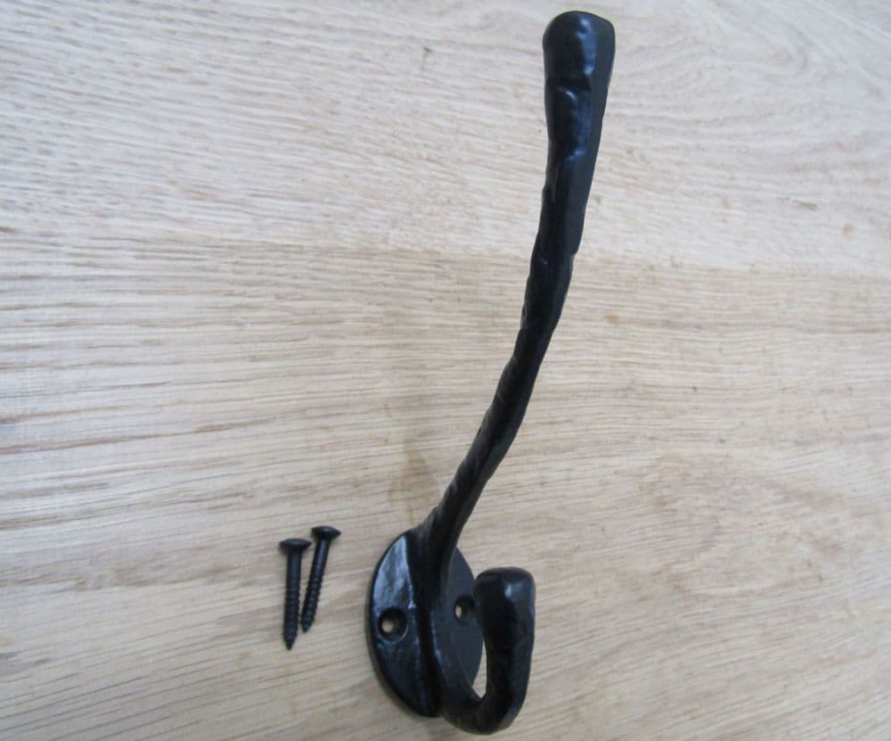 Slim Stem Textured Coat Hooks