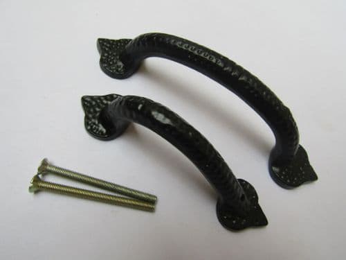 Small Rear Fix Hammered Pull Handle