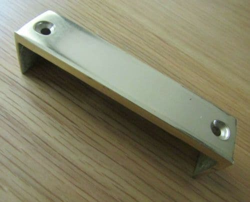 Solid Brass Rim Lock Keep Polished Brass 3"