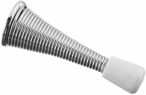 Spring Door Stopper Silver