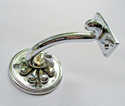 Steel Decorative Fancy Handrail Bracket Chrome Plated