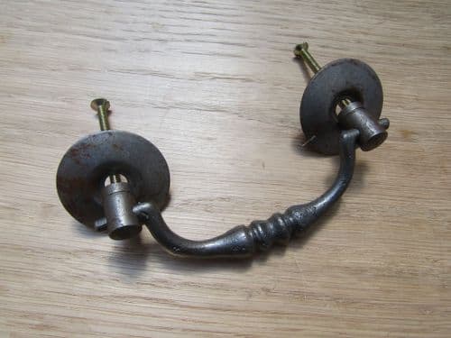 Steel Drop Chest Swing Handle Antique Iron