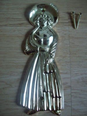 Steel Metal Brass Plated Man Women Toilets Door Signs Victorian Style