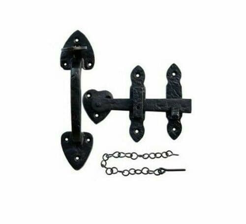 Suffolk Latch 7" Arrow Head Black Antique