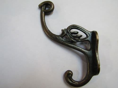 Swan P Coat Hook Antique Copper