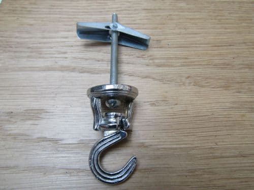 Swivel Ceiling Hook Chrome Plated