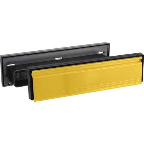 Telescopic Sleeved Letter Plate Gold