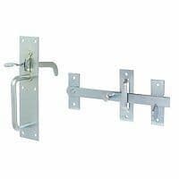 Traditional Steel Suffolk Latch Zinc