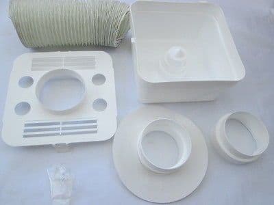 White Knight Universal Tumble Dryer Indoor Condenser Vent Kit Box With