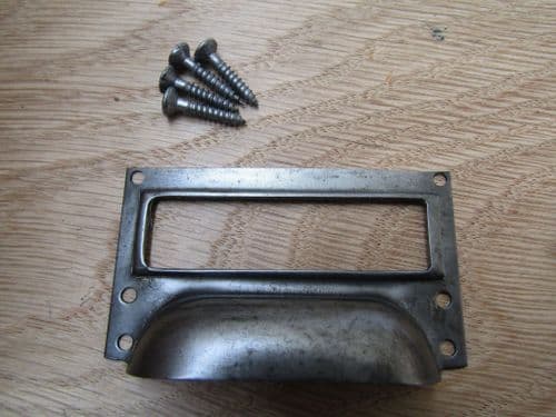 Victorian Steel Filing Canet Card Holder Antique Iron