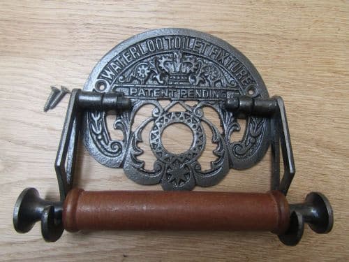 Waterloo Toilet Roll Holder Antique Iron